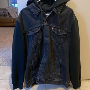 Men’s black Levi’s jacket XXL
